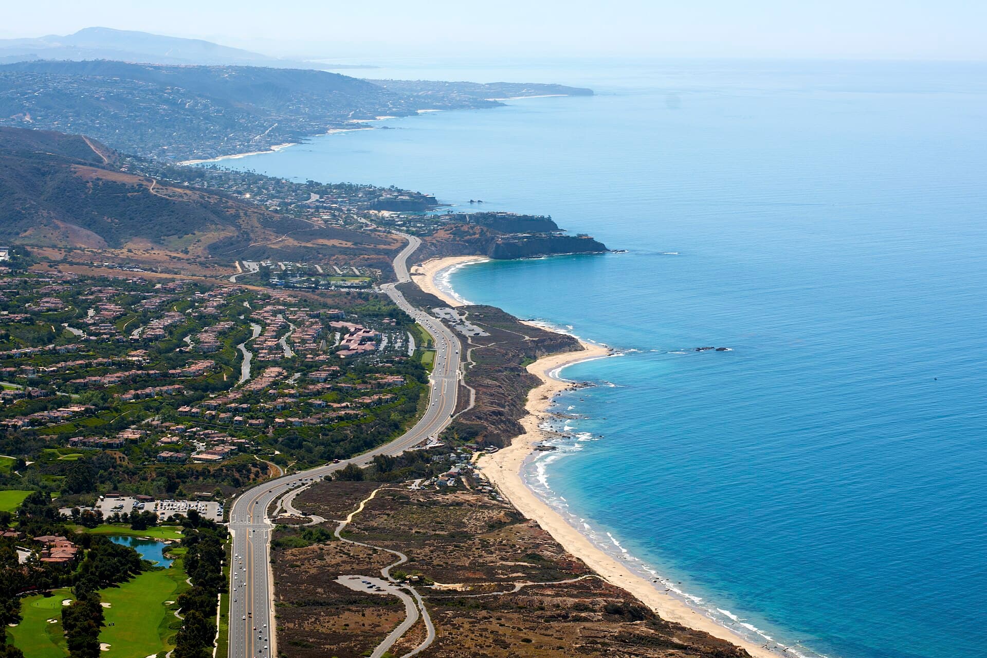 Newport Coast hilltop homes overlooking the Pacific Ocean